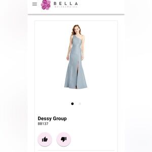 Dessy Alfred Sung Bridesmaid Dress